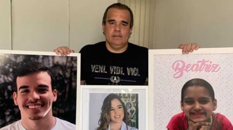 Un padre de Brasil y sus hijos sufrieron de un cáncer hereditario. Foto: Internet