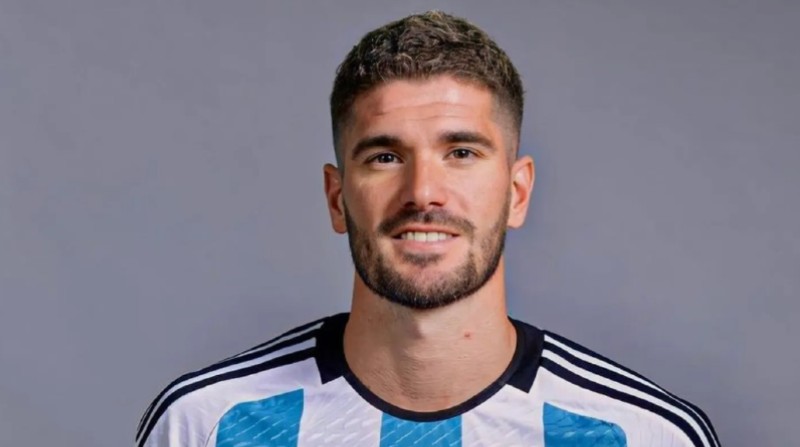 brasileña, el jugador argentino Rodrigo De Paul fue elegido el más guapo del Mundial de Qatar 2022. Foto: Instagram