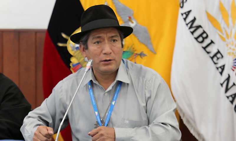 Según Salvador Quishpe, los legisladores de Pachakutik han sido objeto de “permanentes agresiones”. Foto: archivo / EL COMERCIO