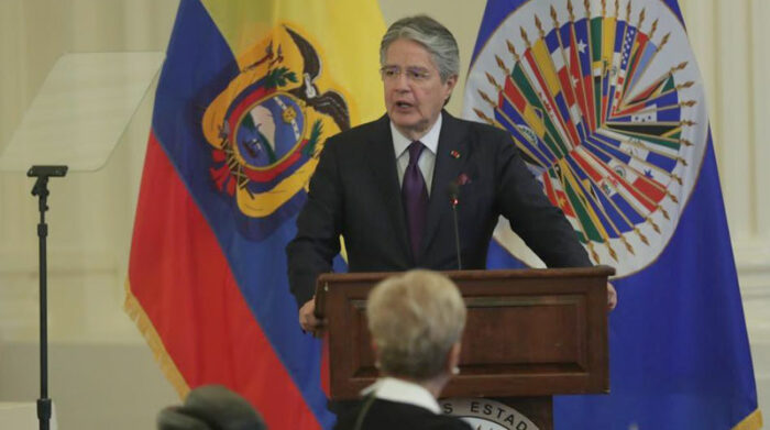 Guillermo Lasso, presidente de Ecuador, anticipa su intención de ir por la reelección en 2025. En su visita a EE.UU. solicitó apoyo para políticas de migración y seguridad. Foto: Twitter Guillermo Lasso.