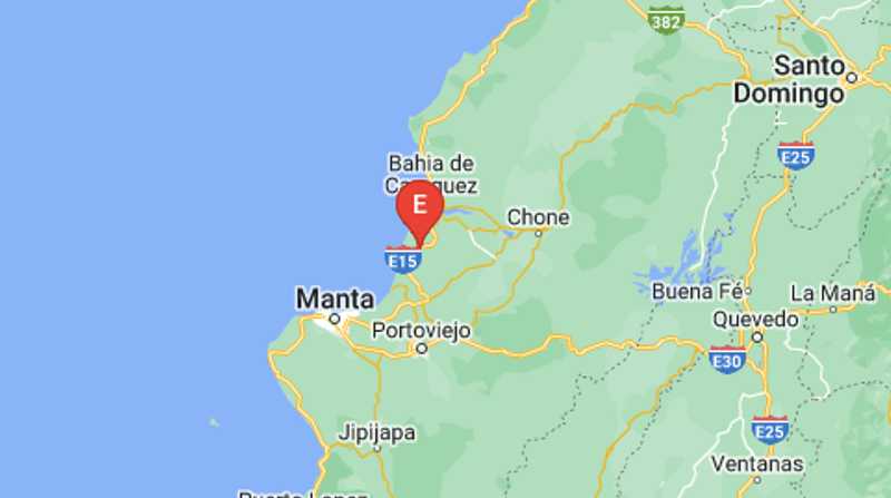 Un sismo alertó a varias localidades de la provincia de Manabí. Foto: Cortesía IG
