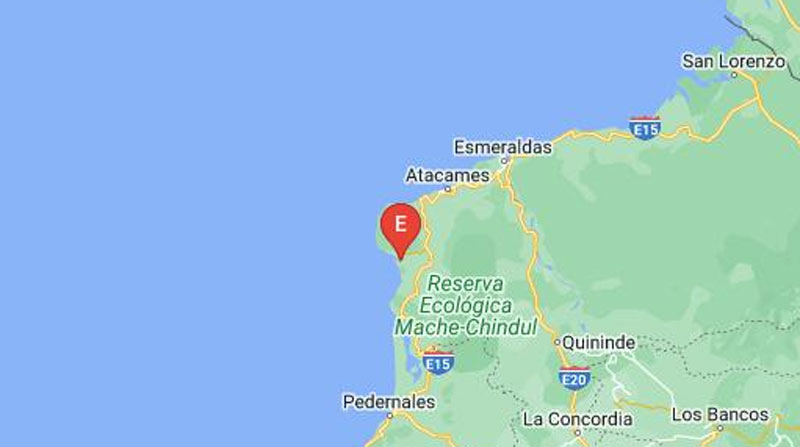 El sismo en Muisne, provincia de Esmeraldas, se sintió en Pedernales y Jama, en Manabí. Foto: Twitter IG