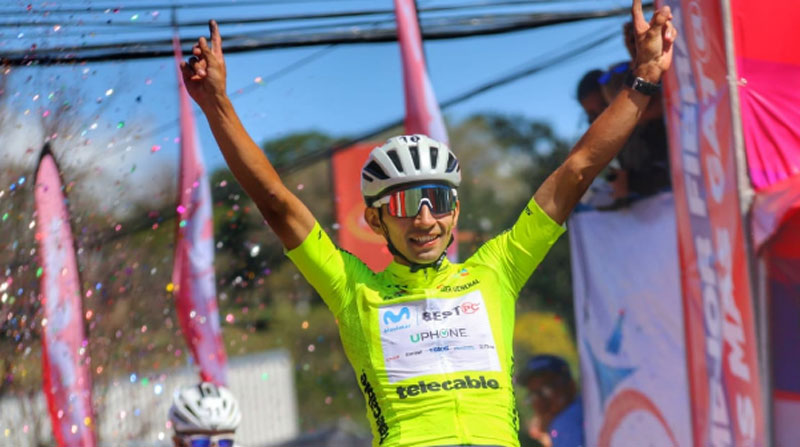 El ciclista colombiano Marco Tulio Suesca ganó la Vuelta a Costa Rica. Foto: cortesía Movistar Best PC