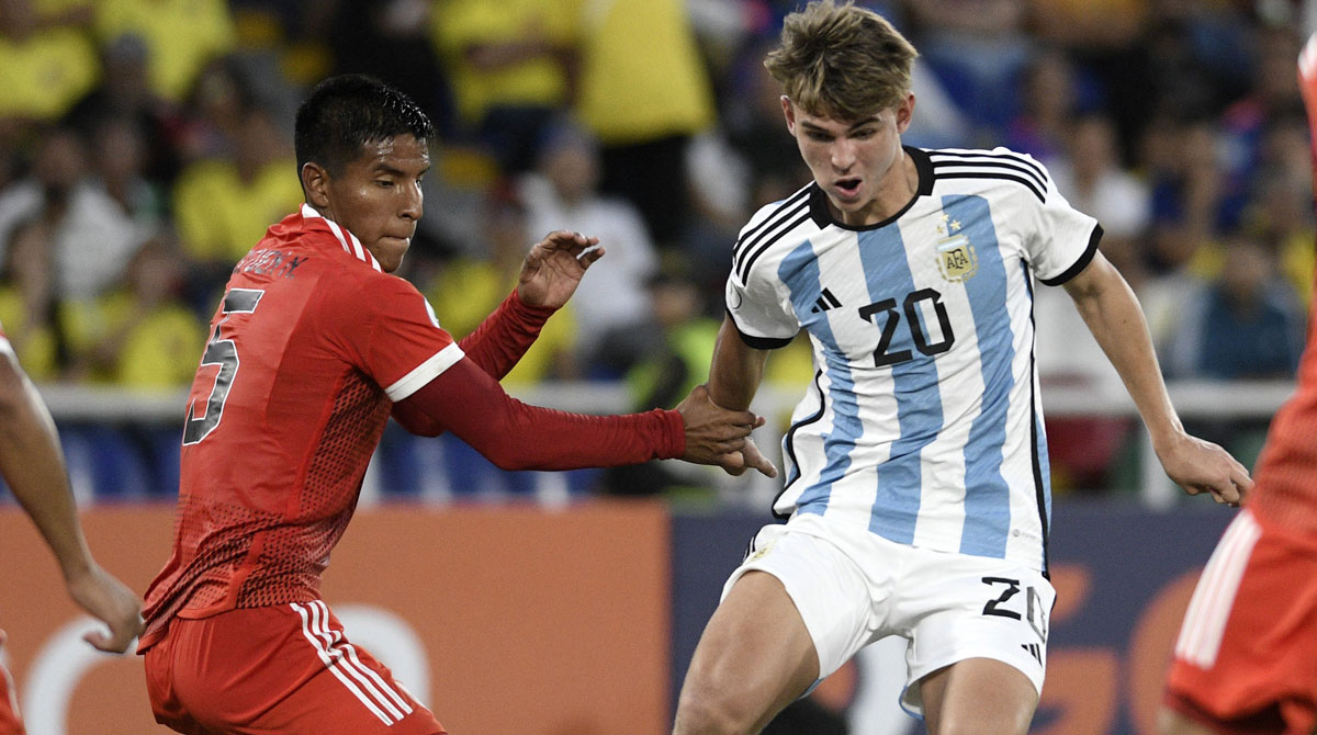 La selección de Argentina derrotó a Perú en el Sudamericano. Foto: @Argentina