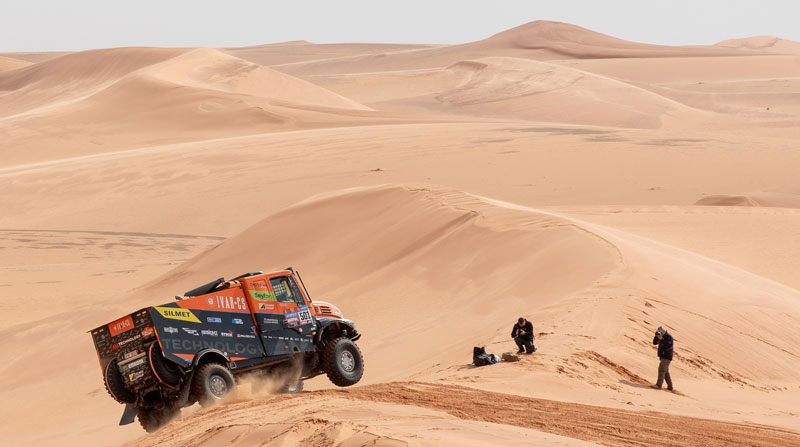 Imagen referencial del Rally Dakar 2023. Foto: EFE