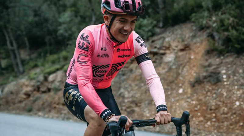 Richard Carapaz, ciclista ecuatoriano del EF Education-EasyPost. Foto: @EFprocycling