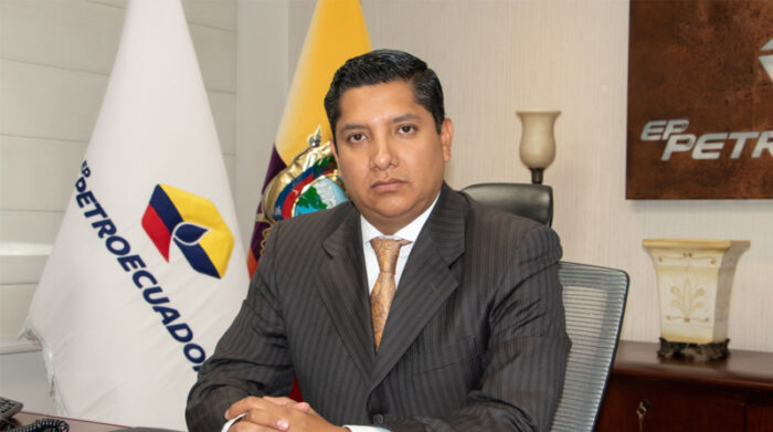 Hugo Aguiar fue designado como gerente de Petroecuador en agosto de 2022. Foto: @EPPETROECUADOR