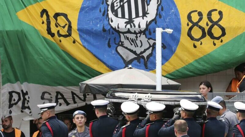 El entierro de Pelé esta previsto para este 3 de enero de 2023, en ceremonia privada. Foto: EFE.