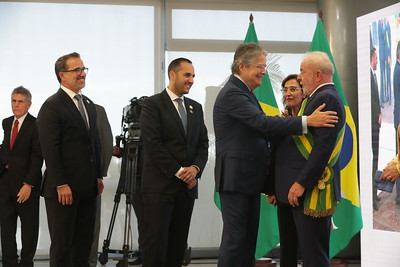 El presidente Guillermo Lasso cumple agenda oficial en Brasil, en el marco de la posesión de Luiz Inácio Lula Da Silva. Foto: Presidencia de Ecuador
