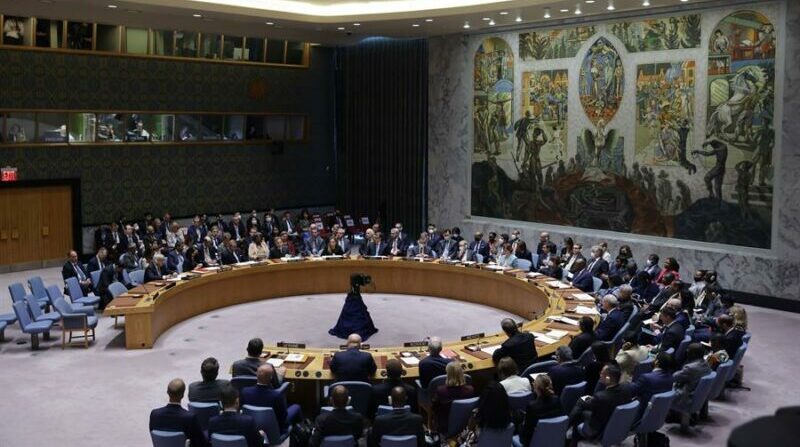 Vista general de una reunión del Consejo de Seguridad de las Naciones Unidas el 22 de septiembre de 2022. Foto: EFE.