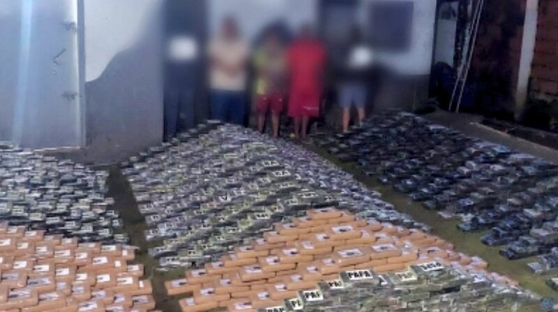 La Policía decomisó 2,6 toneladas de droga en Los Ríos. Foto: Cortesía/Fiscalía