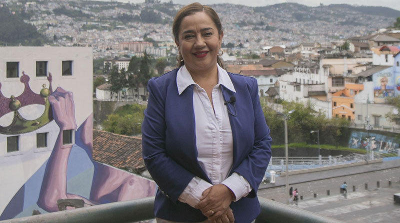 #SiYoFueraAlcalde: Luisa Maldonado planea combatir la violencia intrafamiliar en Quito. Foto: Julio Estrella /EL COMERCIO