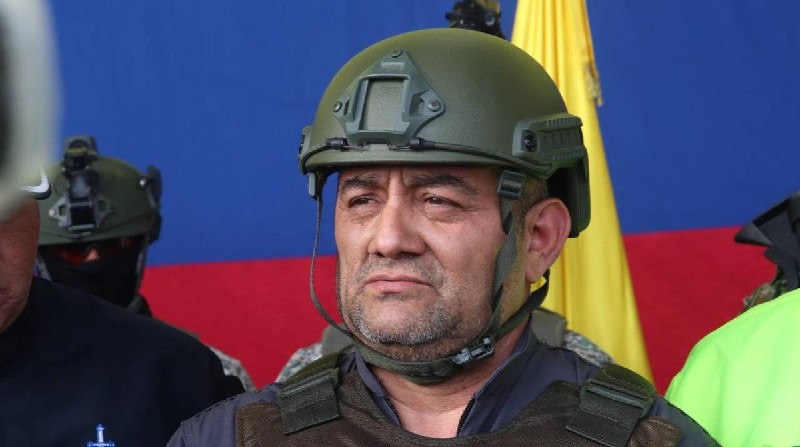Alias 'Otoniel' fue extraditado a Estados Unidos el miércoles 4 de mayo. Foto: Policía Nacional de Colombia