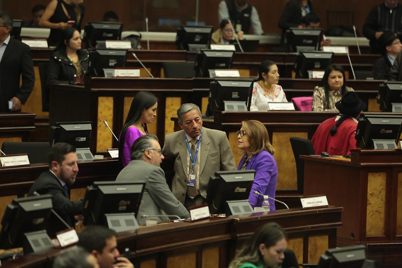 Sesión 834 del Pleno, durante el debate del veto del Ejecutivo a la Ley de Economía Violeta/ Foto: Asamblea