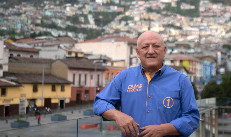 #SiYoFueraAlcalde: Omar Cevallos tiene planes para las ligas barriales del Quito. Foto: Julio Estrella /EL COMERCIO.