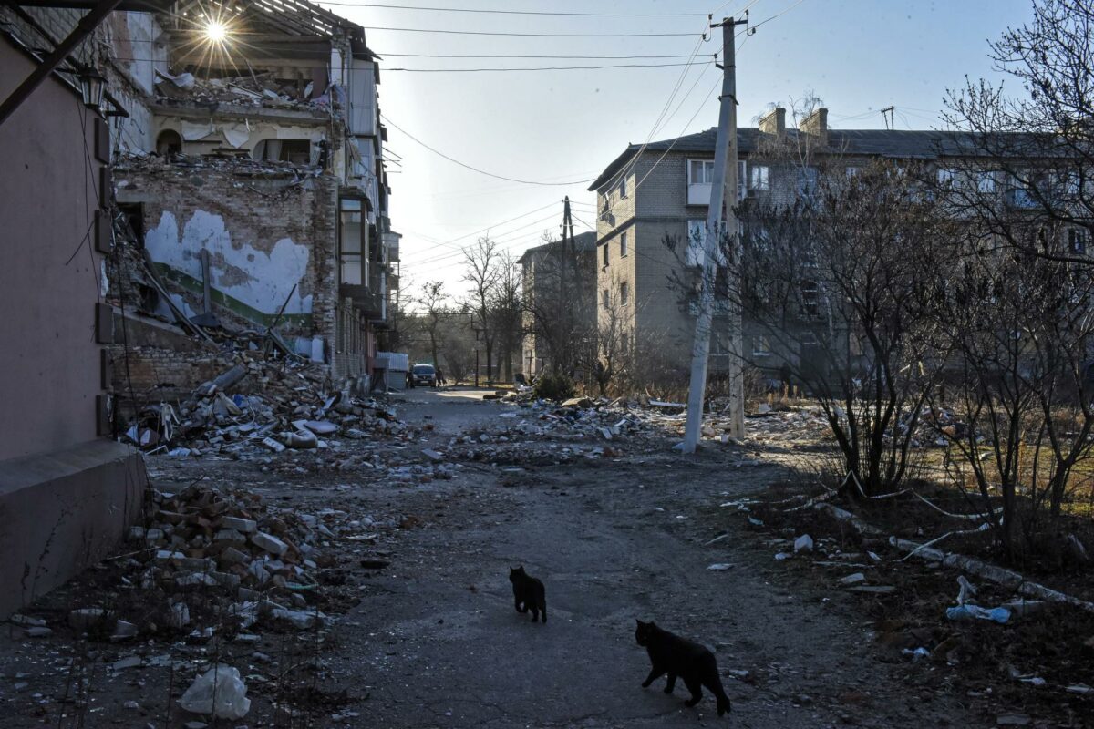 Imagen de archivo de un ataque ruso contra una ciudad ucraniana. Foto: EFE