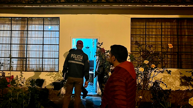 Fiscalía realizó allanamiento en la casa del padre de Manolo A. Foto: Fiscalía