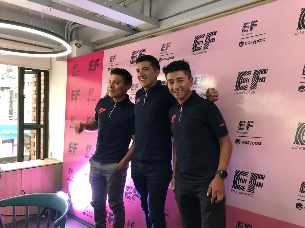 Carapaz, Caicedo e Cepeda condividono il sogno di EF Education-EasyPost