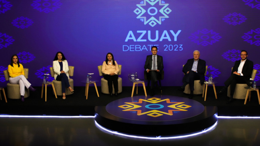 Para el segundo debate fueron convocados otros cinco aspirantes, entre ellas Dora Ordóñez. Foto: Twitter CNE