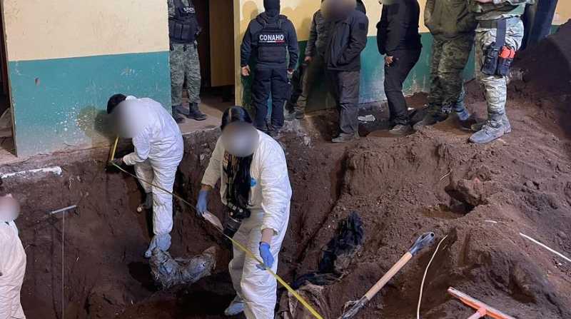 En México encontraron una fosa clandestina con restos humanos de 10 personas. Foto: Internet