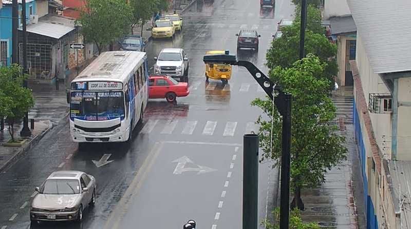 En los primeros días del 2023, varios siniestros de tránsito se han suscitado por las lluvias. Foto: Cortesía AMT