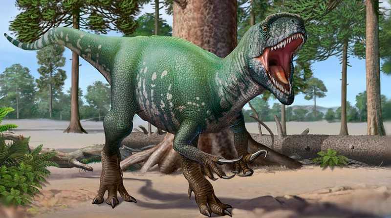 Dinosaurios gigantes vivían en la zona sur del continente Americano. Foto: Internet