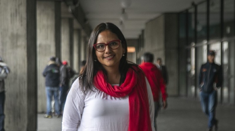#SiYoFueraAlcalde: La candidata Natasha Rojas dio a conocer sus propuestas para llegar a la Alcaldía de Quito. Foto: Julio Estrella/ EL COMERCIO