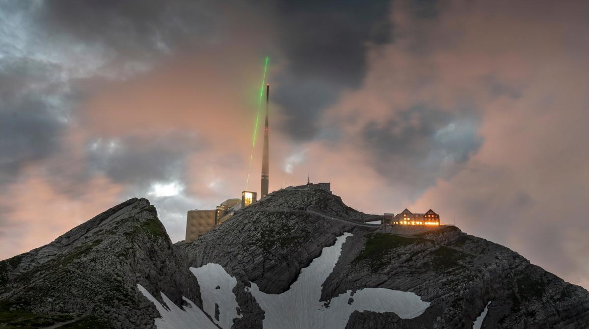 Los científicos llevaron a cabo experimentos durante el verano de 2021 en la montaña Säntis, en el noreste de Suiza. Foto: EFE