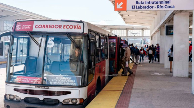 El circuito E3 operará únicamente desde la parada San Martín hasta el Playón de la Marín. Foto: Municipio de Quito