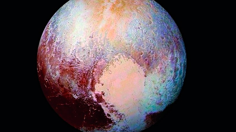 Plutón posee una órbita excéntrica y altamente inclinada con respecto a la eclíptica. Foto: Europa Press