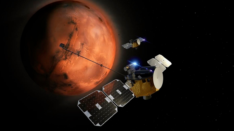 Esta misión estudiará la magnetosfera de Marte. Foto: Europa Press
