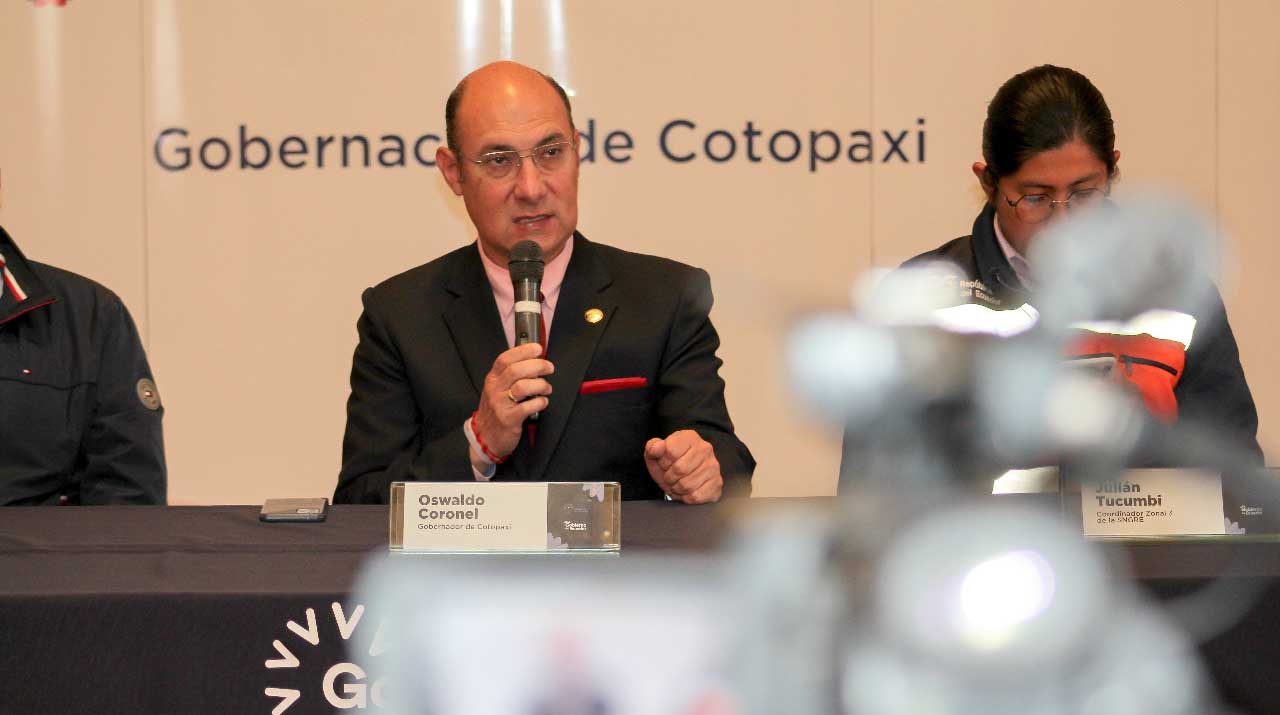 Oswaldo Coronel presentó su renuncia a su cargo como Gobernador de Cotopaxi. Foto: Twitter