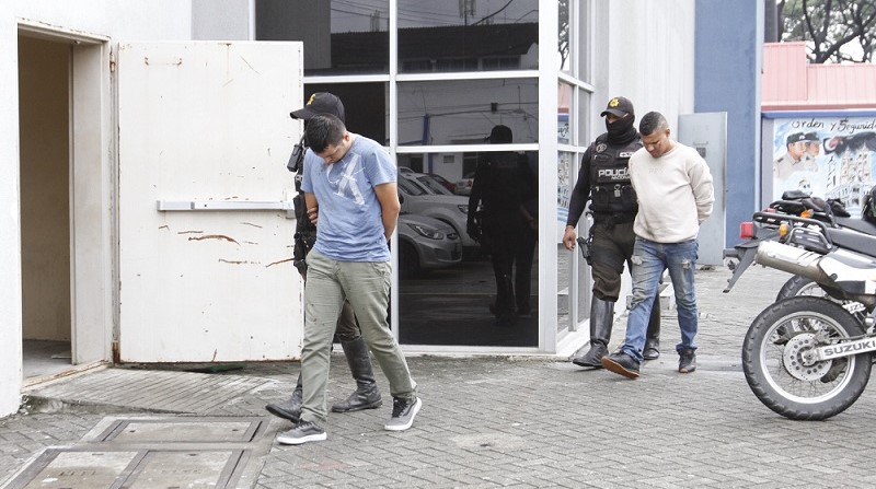 Ladrones detenidos en Guayaquil