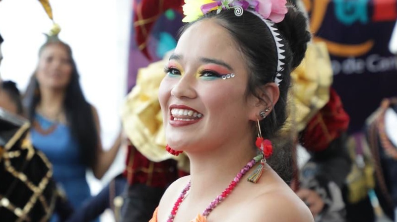 La agenda del Carnaval quiteño 2023 se lanzó en el Yaku. Foto: Cortesía Quito Turismo
