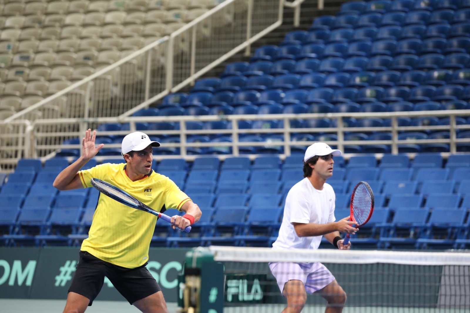 Gonzalo Escobar y Diego Hidalgo serán los dobles de Ecuador para la Copa Davis. Foto: FET