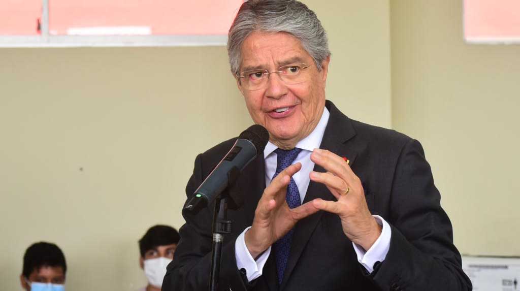 El presidente Guillermo Lasso no ha emitido ningún comunicado tras los primeros resultados de la consulta popular. Foto: Enrique Pesantes / EL COMERCIO