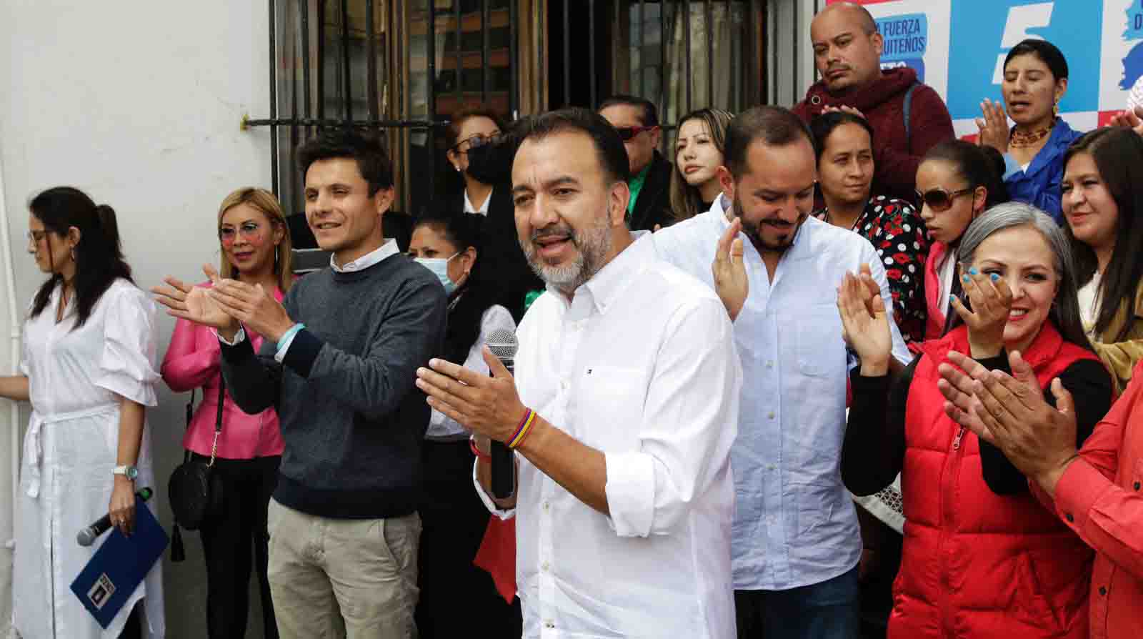 Pabel Muñoz, alcalde electo de Quito, tendrá el respaldo de siete concejales (hasta el momento). Foto: Carlos Noriega / EL COMERCIO