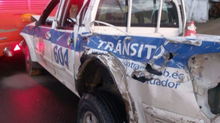 Un camión que llevaba gas se chocó contra una camioneta de la CTE que atendía la emergencia de otro siniestro de tránsito. Foto: El Diario