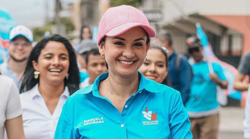 Marcela Aguiñaga ocupará el cargo de Prefecta del Guayas. Foto: Cortesía Facebook de la candidata