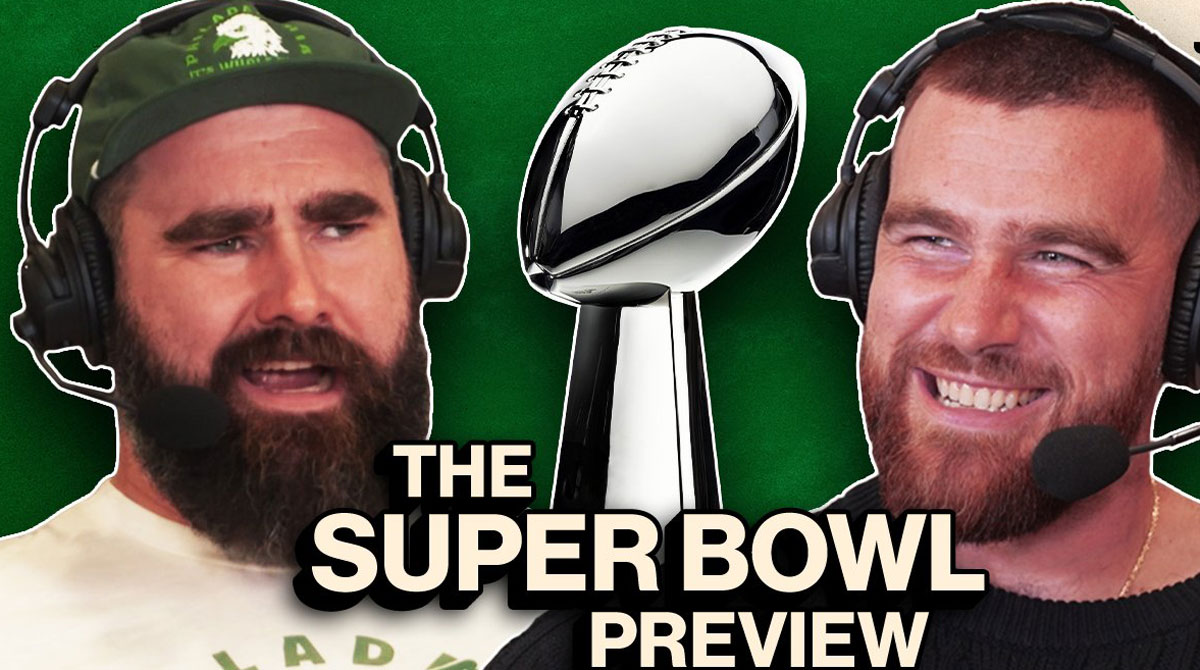 Los hermanos Jason y Travis Kelce se enfrentarán en el Super Bowl. Foto: @newheightshow