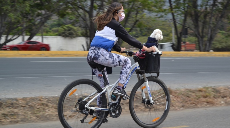 Activistas y autoridades aconsejan a quienes usen bicicletas, que se desplacen por las ciclovías. Foto: Municipio de Guayaquil
