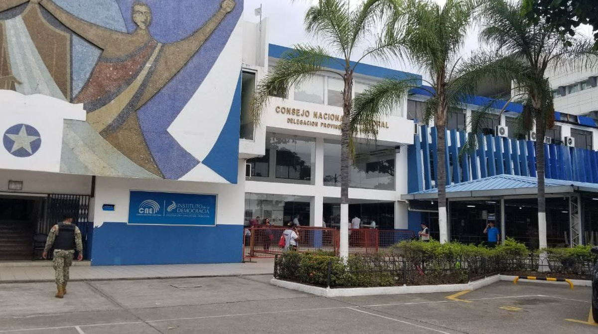 La jornada electoral se inició el 5 de febrero del 2023 en Guayas, la provincia con más votantes del país. Foto Cortesía CNE Guayas