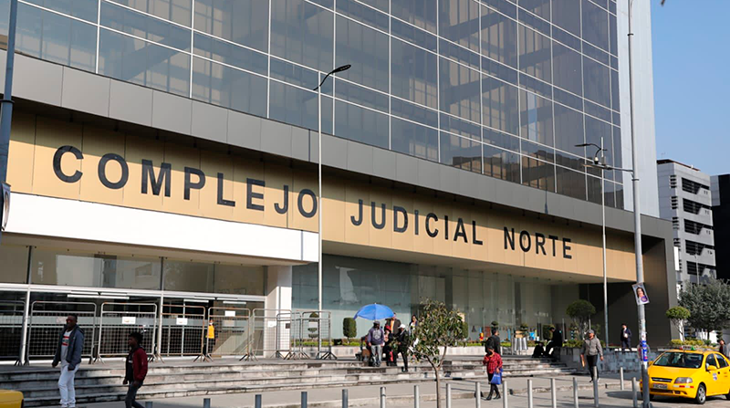 La audiencia de juicio se desarrolló en el Complejo Judicial Norte de Quito. Foto: Fiscalía