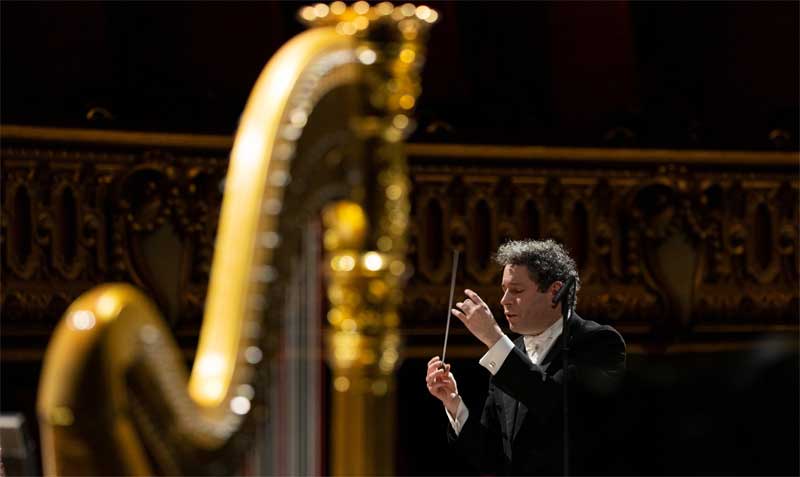 Gustavo Dudamel dirigió durante 14 años la Filarmónica de Los Ángeles. Foto: Twitter Gustavo Dudamel