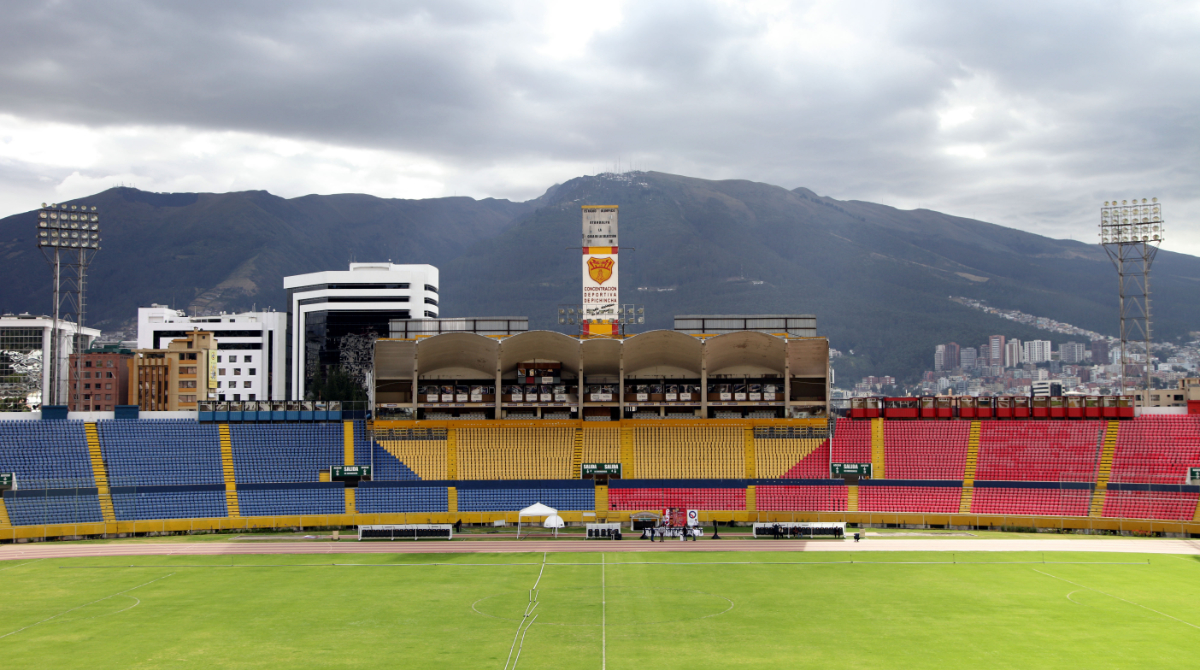 Vista del estadio Olímpico Atahualpa. Foto: Archivo El Comercio