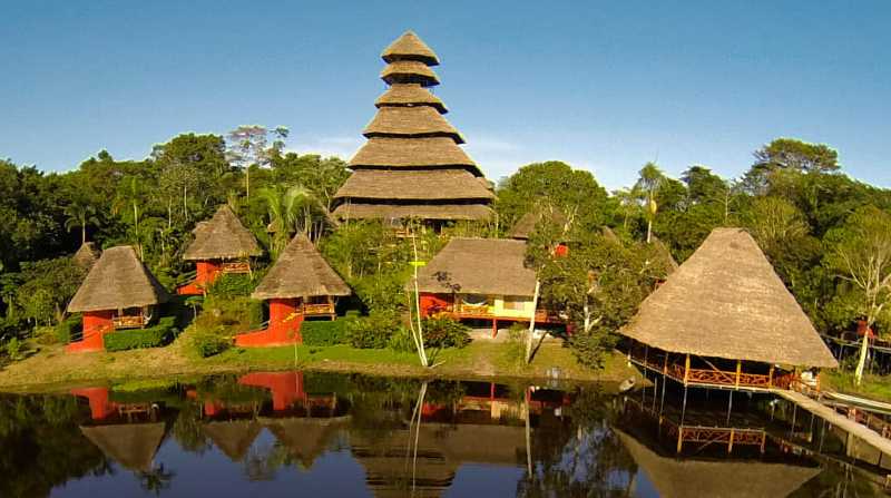 Cuyabeno ubicado en la Amazonía también es un lugar ideal para visitar durante los feriados. Foto: Cortesía Facebook Viaja Ecuador