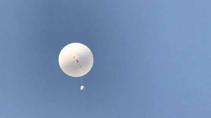 El pasado 2 de febrero de 2023 fue detectado el primer globo espía en el espacio aéreo estadounidense. Foto: Cortesía