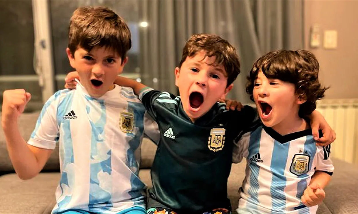 Thiago, Mateo y Ciro, los hijos de Lionel Messi. Redes sociales del jugador