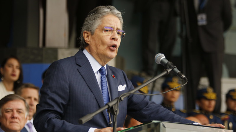 Guillermo Lasso dio un mensaje a la nación sobre la toma de acciones por la seguridad de los ecuatorianos. Foto: Presidencia