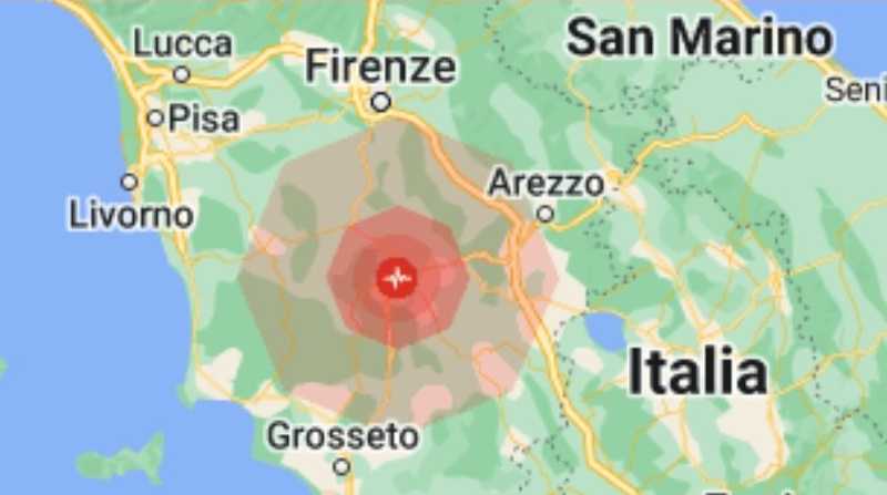 Un total de 40 sismos se registraron en Siena. Foto: Internet